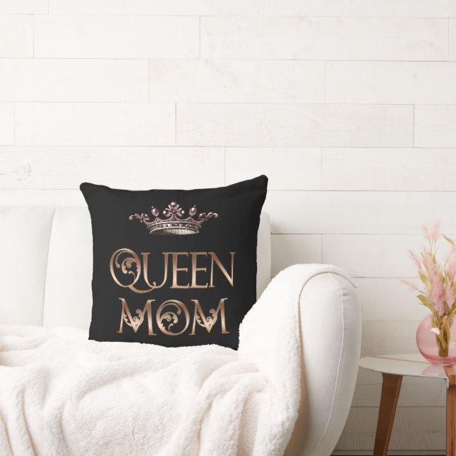 Coussin Queen Maman Jetez l'oreiller (Canapé)
