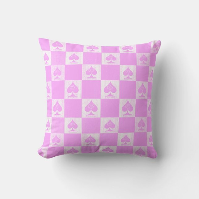 Coussin Queen of Spades Jetez des coqueteurs de mousses d' (Recto)