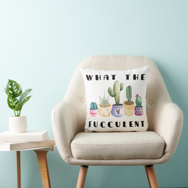 Coussin Quel Fucculent (Chaise)