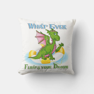 Coussin Quel Que Soit Ce Qui Flotte Votre Dragon Mignonne