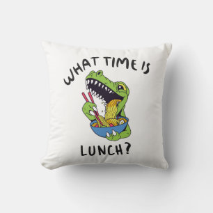 Coussin Quelle heure est le déjeuner