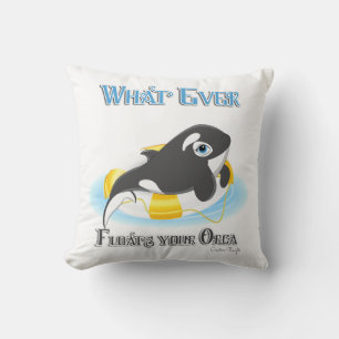 Coussin Quelle Que Soit La Flotte De Votre Orca Whale