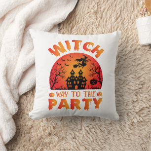 Coussin Quelle voie pour la fête d'Halloween