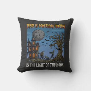 Coussin Quelque Chose de Chasse Lumière Lune Halloween Han