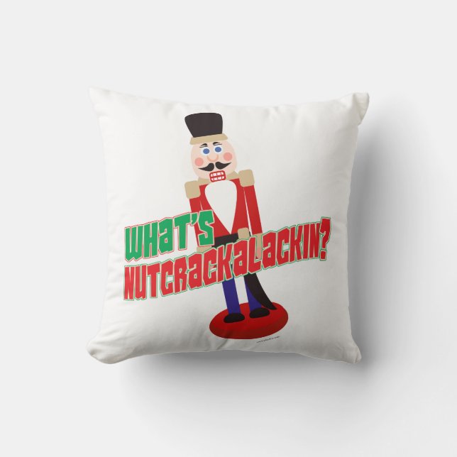 Coussin Qu'est-ce que Nutcrackalackin Nutcracker Funny Car (Recto)