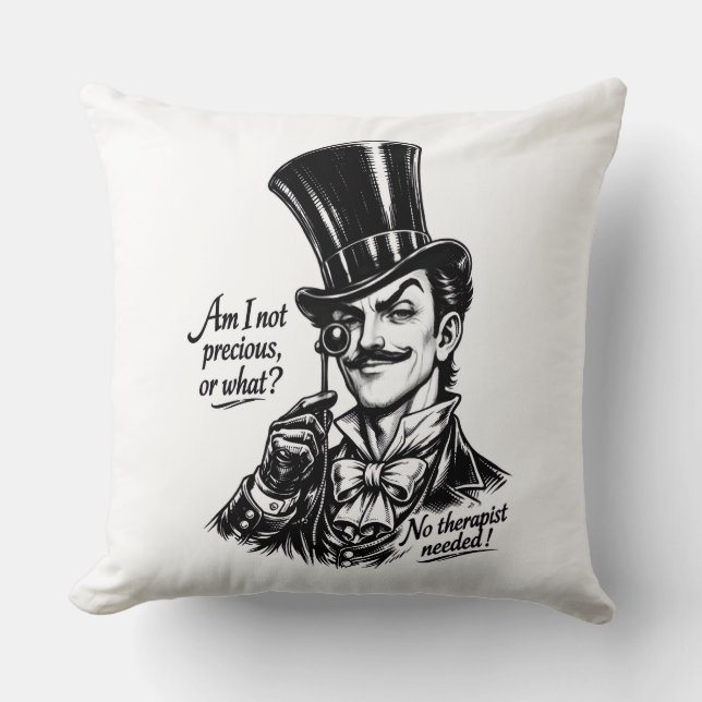 Coussin Qui est précieux ?! Oh oui — vous savez ! (Recto)