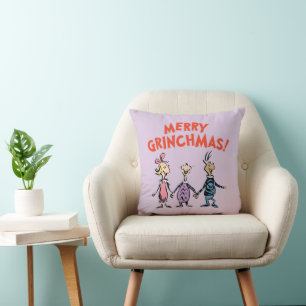 Coussin Qui se tient par la main Joyeux Grinchmas