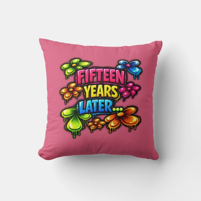 Coussin Quinze Ans Plus Tard (Recto)