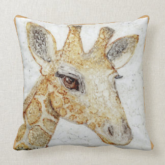Coussin Quoi de neuf ? Gros yeux Giraffe