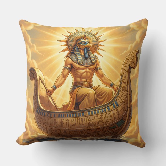 Coussin Râ - Dieu égyptien du Soleil (Recto)