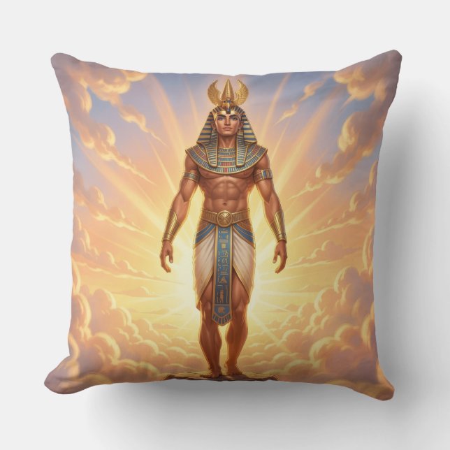 Coussin Râ – dieu égyptien du soleil (Recto)