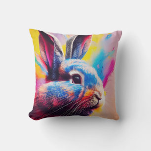 Coussin Rabbit Bunny Animal Discovery Aventure Nature