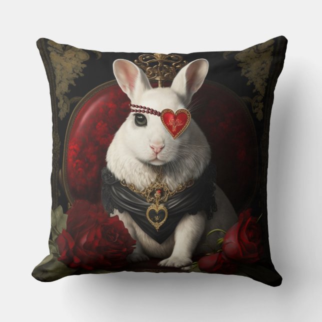 Coussin Rabbit Pillow Fantasy Pillow Valentine Rabbit  (Recto)