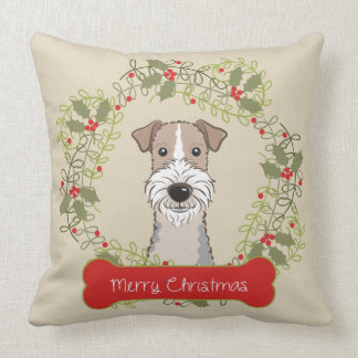 Coussin Race de chien de Joyeux Noël