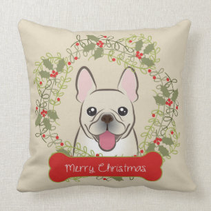 Coussin Race de chien de Joyeux Noël
