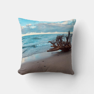 Coussin Racines de bois flotté du lac Supérieur #2