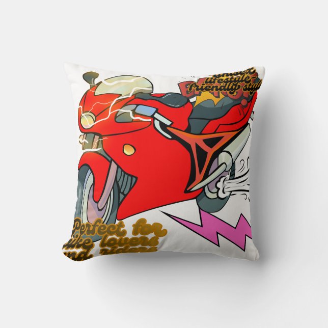 Coussin  Racing Bike Art Speed (Recto)