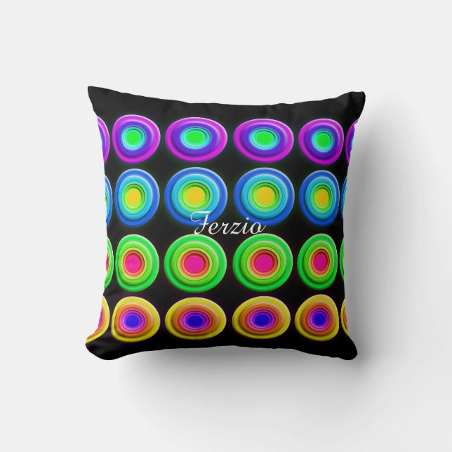 Coussin Radiographie du Colorful (Recto)