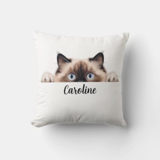 Coussin Ragdoll Peeking Chats Sublimation Bundle Graphique