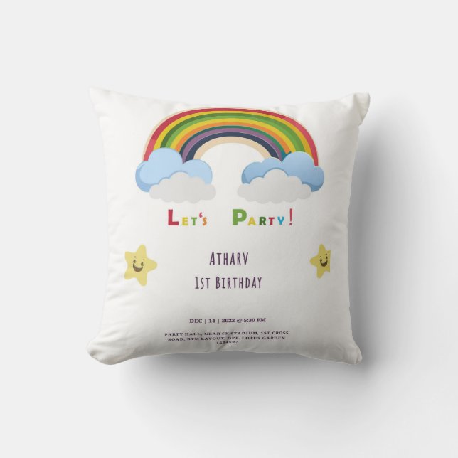 Coussin Rainbow (Recto)