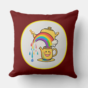 Coussin "Rainbow Brew"