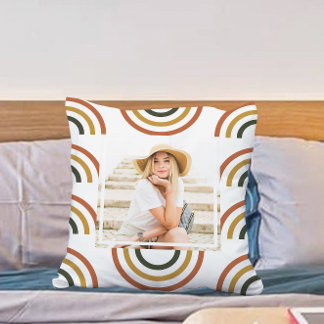 Coussin Rainbow Earth Tones Photo