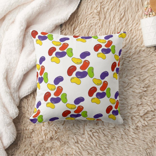 Coussin Rainbow Jelly Bean Jellybean Pâques Panier Candy (Couverture)