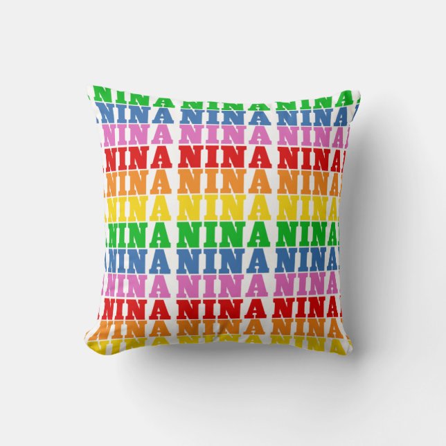 Coussin Rainbow Nina (Recto)