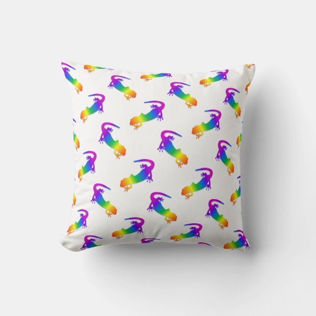 Coussin Rainbow Salamander (Recto)