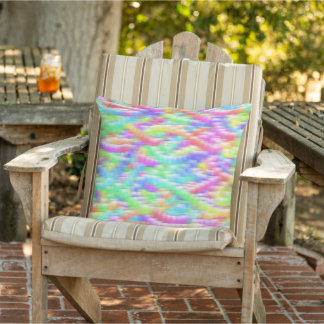 Coussin Rainbow sparkle bubbles