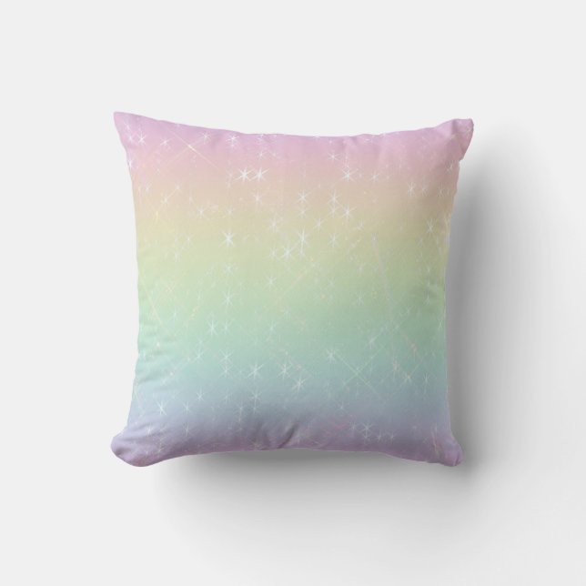 Coussin Rainbow Sparkles (Recto)