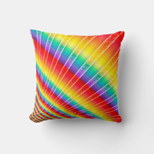 Coussin Rainbow Starburst (Recto)