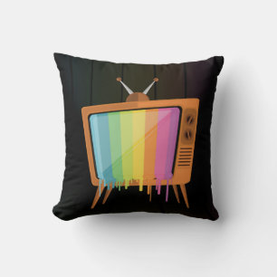 Coussin Rainbow TV
