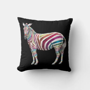 Coussin Rainbows et Zebras