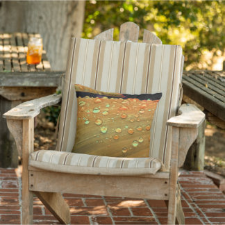 Coussin Raindrops Closeup, Spacey Rust Orange