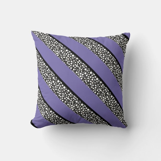 Coussin Raindrops I Small Stripes Left (Recto)