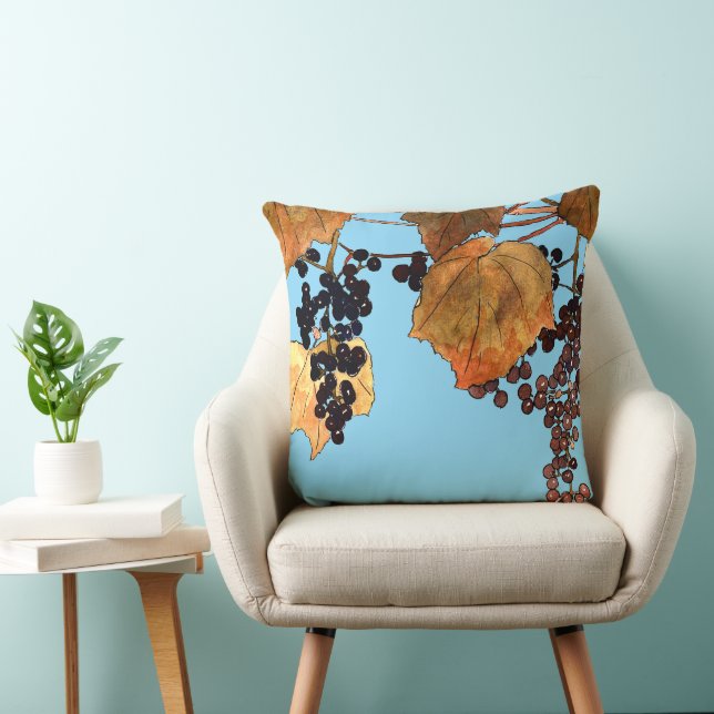Coussin Raisins de gel Art nouveau (Chaise)