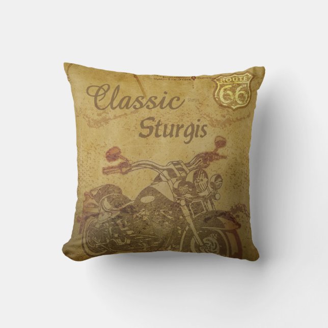 Coussin Rally de Sturgis, Dakota du Sud (Recto)