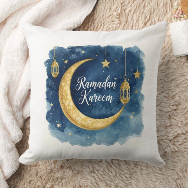 Coussin Ramadan Kareem Blue Moon Pillow (Couverture)