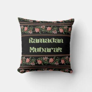 Coussin Ramadan Moubarak motif frontalier islamique Arabes