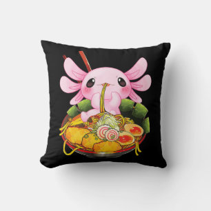Coussin Ramen Axolotl Kawaii Anime Japonais Food Gift Girl