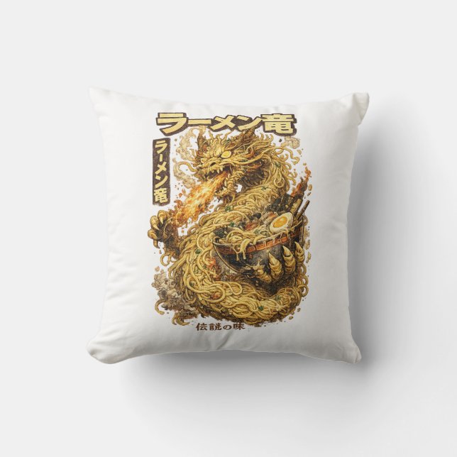 Coussin Ramen Dragon – Legend of Flavor (Recto)