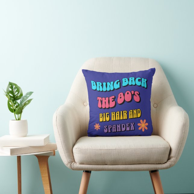 Coussin Ramener les années 80 (Chaise)