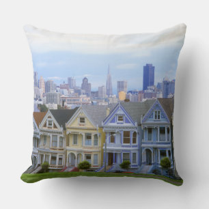 Coussin Rangée de maisons victoriennes