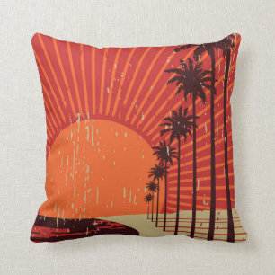 Coussin Rangée de palmier