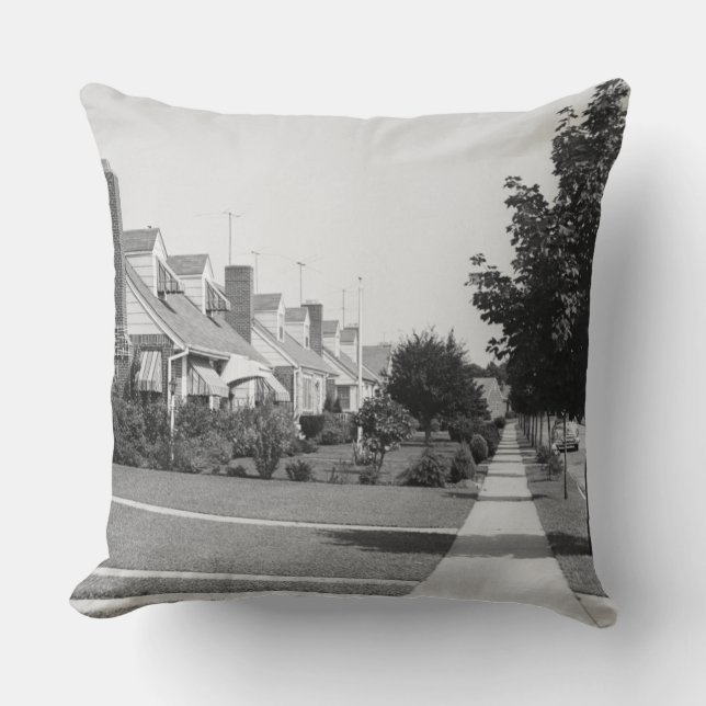 Coussin Rangée des Chambres (Recto)
