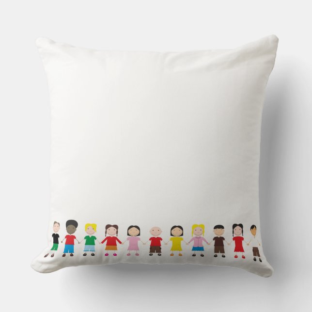 Coussin Rangée Enfants (Recto)