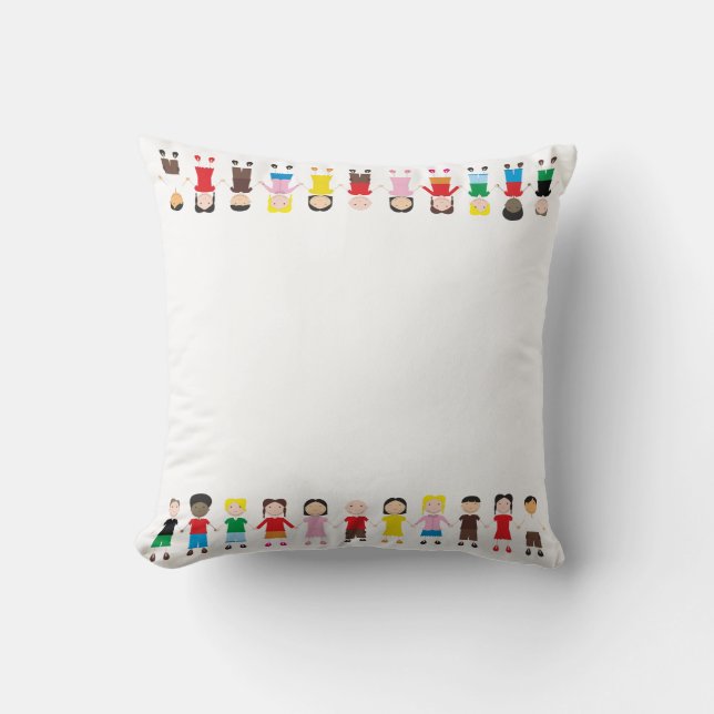 Coussin Rangée Enfants (Recto)