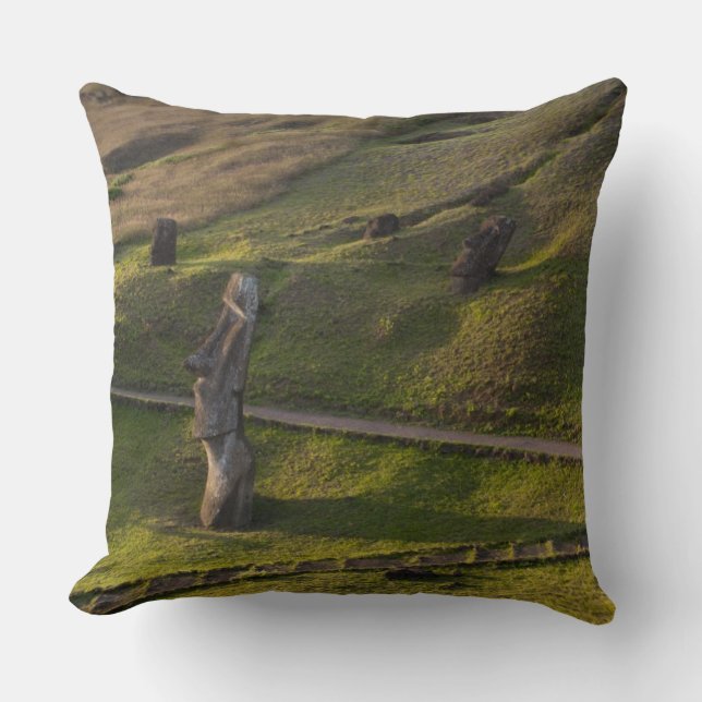 Coussin Rano Raraku, Rapa Nui, Île de Pâques, Chili (Recto)