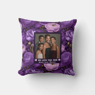 Coussin Ranunculus Meilleure Grand-Mère Décoration de Mais